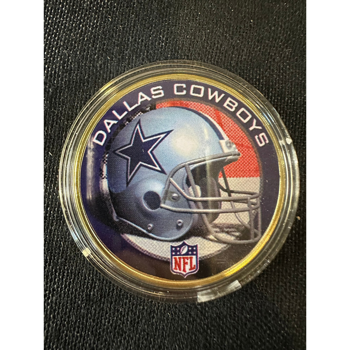 Dallas Cowboys Old School Helmet Collectible Coin Vintage Style Football