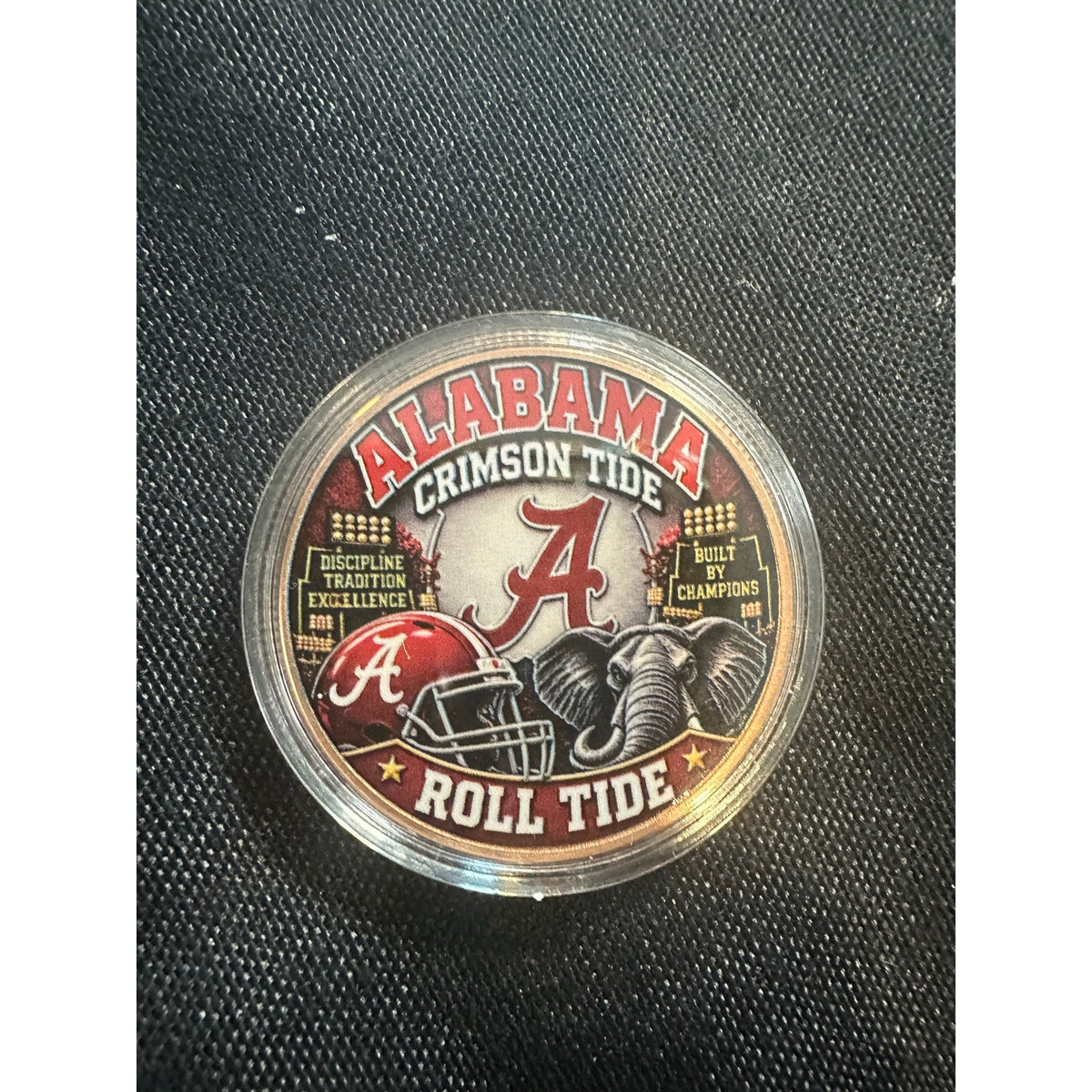 Alabama Crimson Tide 1 oz Copper Coin Collectible NCAA Football Roll Tide