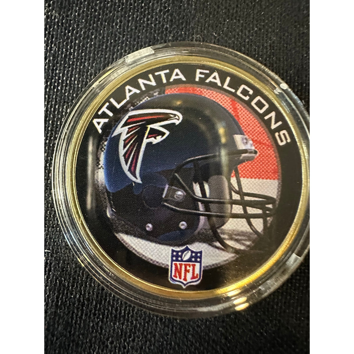 Atlanta Falcons Old School Style Helmet Collectible Coin Football Fan Gift