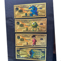 A Bug’s Life 5 Piece Gold Foil Novelty Note Set Flik Atta Heimlich Dot Hopper