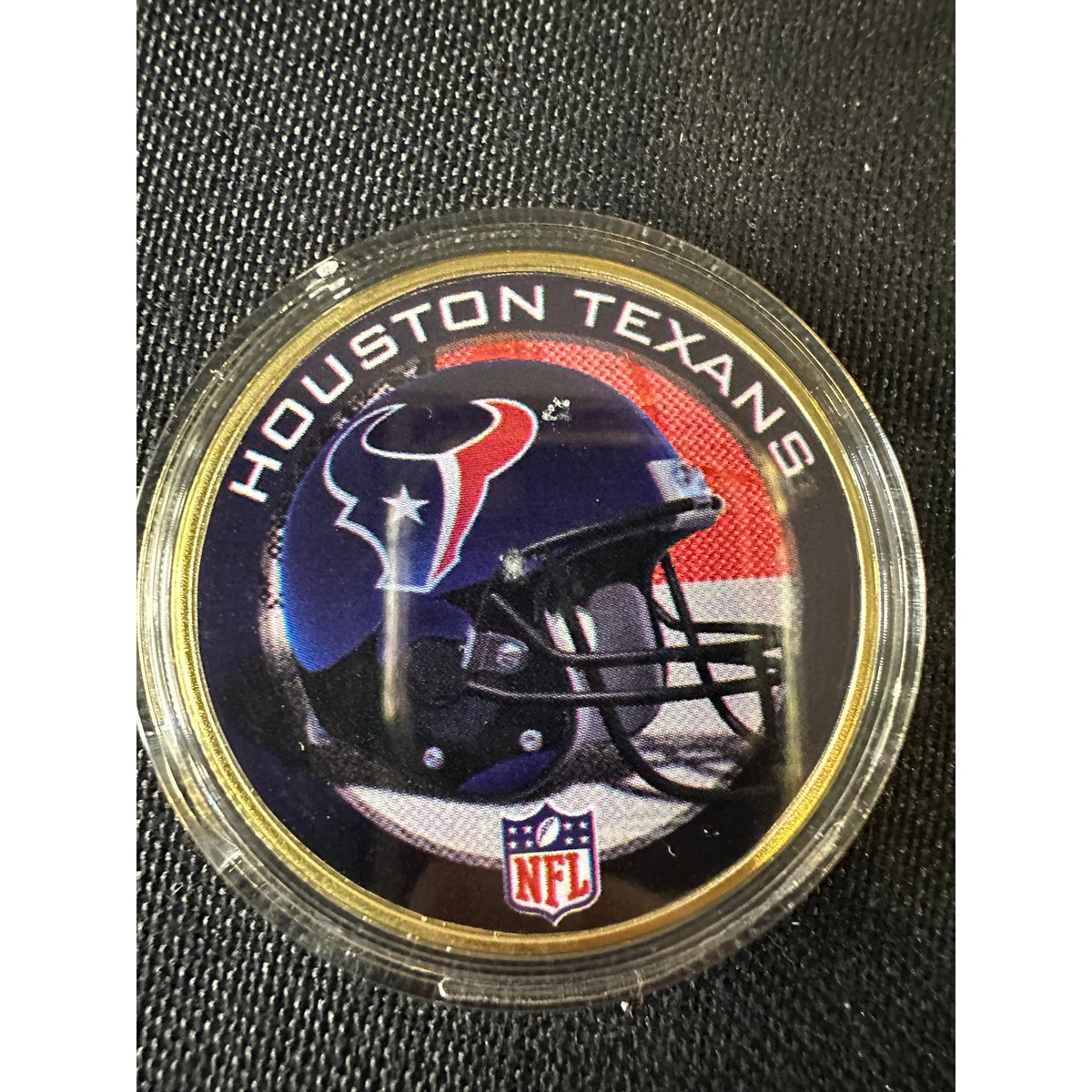 Houston Texans Old School Helmet Collectible Coin NFL Football