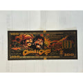 Cheech & Chong Up in Smoke Gold Foil $100 Novelty Collectible Note