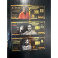 True Crime 3 Piece Foil Note Set Jeffrey Dahmer Ted Bundy Charles Manson