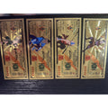 Avatar The Last Airbender Gold Foil Novelty Notes 4 Piece Set