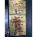 Gravity Falls 5 Piece Gold Foil Novelty Note Set Dipper Mabel Wendy