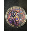 2024 Cobre Puro Day of the Dead 1 oz .999 Fine Copper Coin Colorized