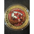 Kansas City Chiefs NFL Collectible Coin Football Helmet Sports Fan Gift