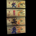 Spider-Man Spider-Verse 8 Piece Gold Foil Novelty Collectible Note Set