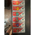 Pokemon 6 Piece Silver Foil Novelty Note Set Pikachu Eevee Gengar