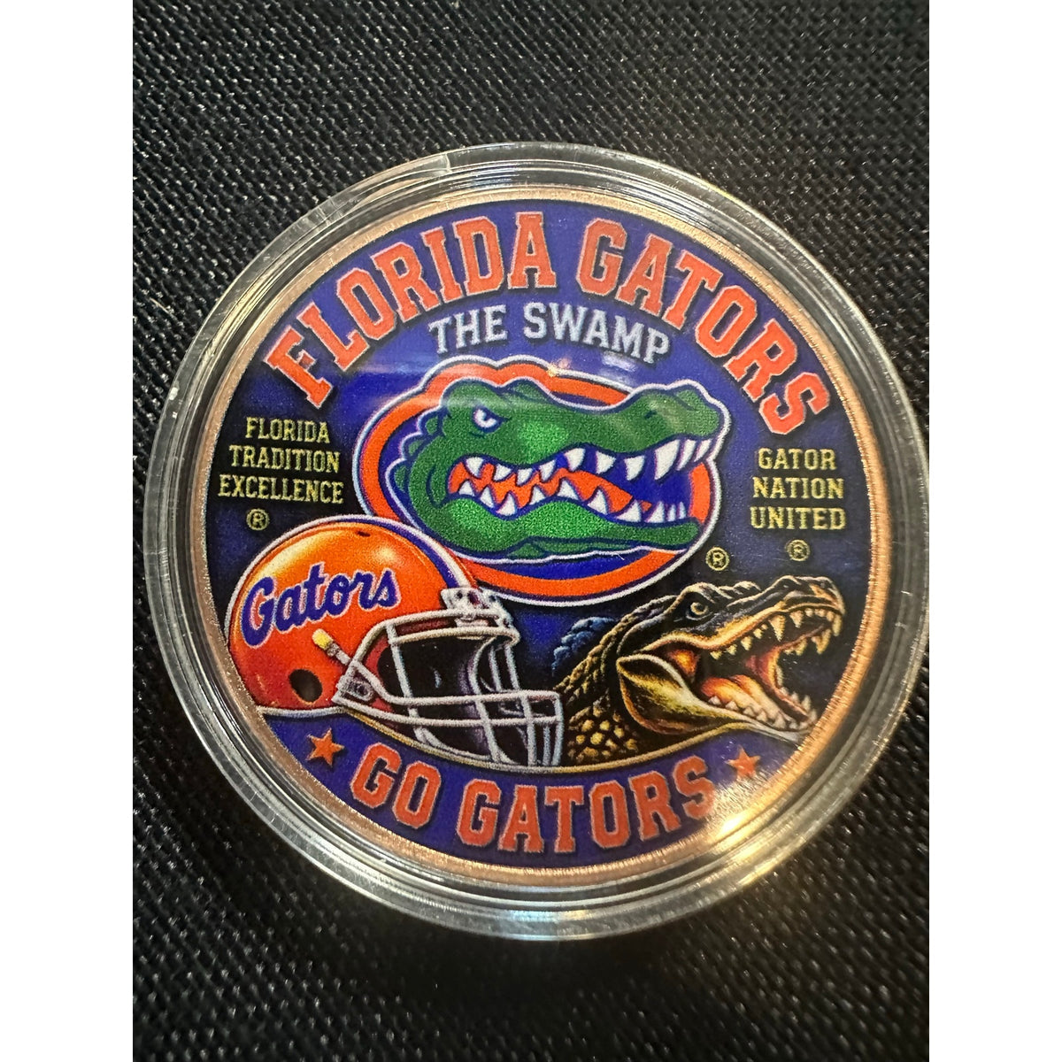 Florida Gators 1 oz Copper Coin Collectible College Football UF Gator