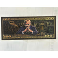 Donald Trump Joker Why So Serious Gold Foil $100 Novelty Note