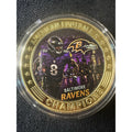 Baltimore Ravens 1 oz Collectible Coin Football Helmet NFL Fan Collectible